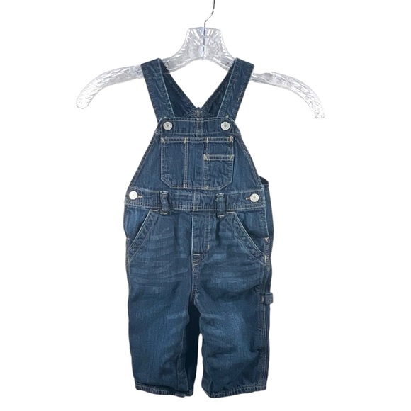 GAP Other - GAP Baby Denim Overalls Sz 12-18mo Snap‎ Closure Carpenter Y2K Gap